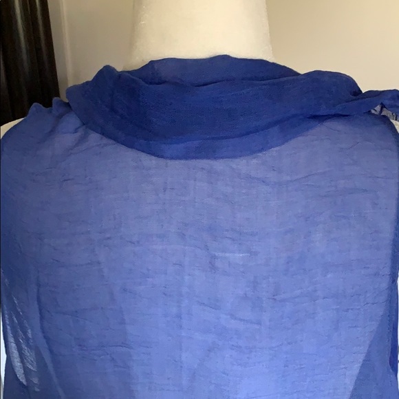 🔥 2 for 20🔥 Blue ombré duster vest scarf - Picture 6 of 8